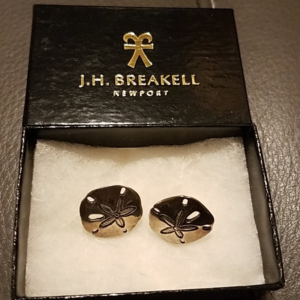 Sand Dollar earrings silver